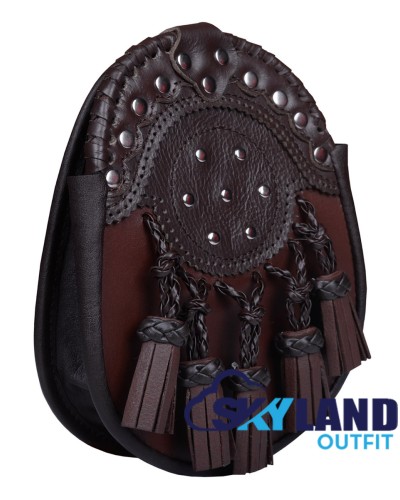 Kilt Sporran Highland Scottish Traditional Brown Leather Sporran Kilt Sporran Highland Scottish Traditional Brown Leather Sporran
