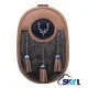Handmade Kilt Sporran - Stag Head Badge, Leather Chain & Strap Handmade Kilt Sporran - Stag Head Badge, Leather Chain & Strap