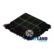 Scottish Kilt Fly Plaid with Purled Fringe in Hunting Stewart Tartan