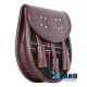 Brown Leather Scottish Sporran with Clan Scottish National Tartan Brown Leather Scottish Sporran with Clan Scottish National Tartan