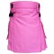 Ladies Pink Utility Cotton Kilt with adjustable Leather Straps