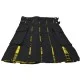 Ladies Black Cotton Inner McLeod of Lewis Tartan Hybrid Kilt