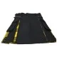 Ladies Black Cotton Inner McLeod of Lewis Tartan Hybrid Kilt