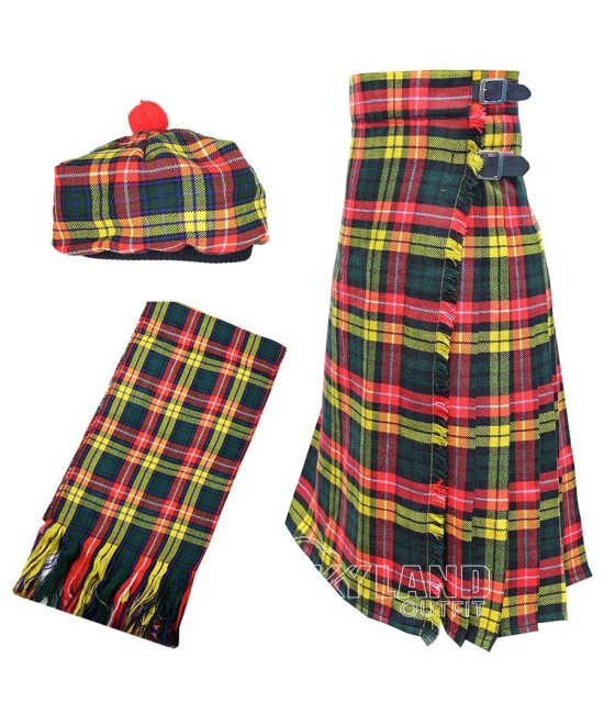 Buchanan Tartan Maxi Skirt | Long Scottish Tartan Skirt