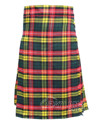 Buchanan Tartan Maxi Skirt | Long Scottish Tartan Skirt