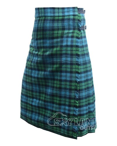 Campbell Ancient Tartan Maxi Skirt | Long Scottish Tartan Skirt