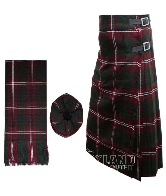 Crawford Tartan Maxi Skirt | Long Scottish Tartan Skirt