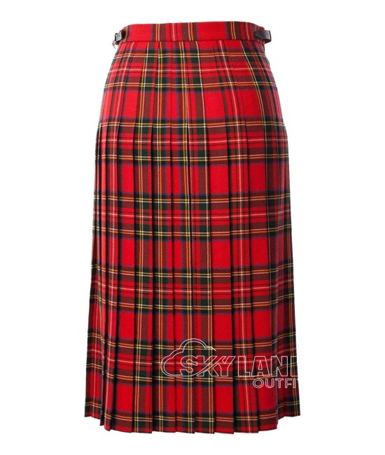 Royal Stewart Tartan Maxi Length Skirt for Women Royal Stewart Tartan Maxi Length Skirt for Women