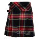 Black Stewart Mini Kilt | Girls Billie Mod Skirt Black Stewart Mini Kilt | Girls Billie Mod Skirt