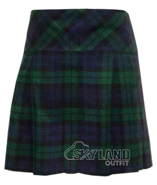 Black Watch Mini Kilt | Girls Billie Mod Skirt Black Watch Mini Kilt | Girls Billie Mod Skirt