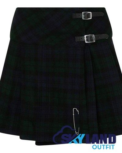 Black Watch Tartan Mini Billie Kilt Mod Skirt Girls Mini Billie kilt Skirt Black Watch Tartan Mini Billie Kilt Mod Skirt Girls Mini Billie kilt Skirt