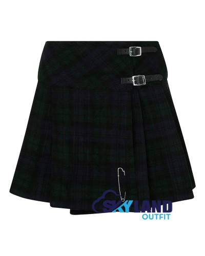 Black Watch Tartan Mini Billie Kilt Mod Skirt Girls Mini Billie kilt Skirt Black Watch Tartan Mini Billie Kilt Mod Skirt Girls Mini Billie kilt Skirt