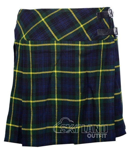 Gordon Tartan Mini Kilt | Girls Billie Mod Skirt