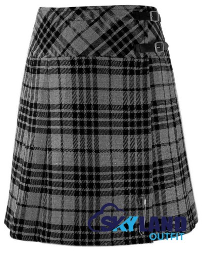 Grey Watch Tartan Mini Billie Kilt Mod Skirt Girls Mini Billie Skirt Grey Watch Tartan Mini Billie Kilt Mod Skirt Girls Mini Billie Skirt