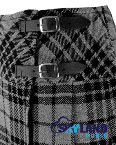 Grey Watch Tartan Mini Billie Kilt Mod Skirt Girls Mini Billie Skirt Grey Watch Tartan Mini Billie Kilt Mod Skirt Girls Mini Billie Skirt