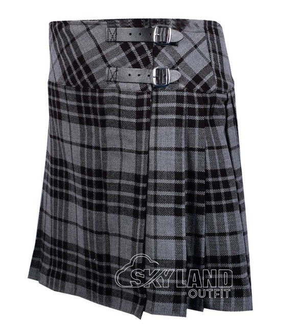 Grey Watch Mini Kilt | Girls Billie Mod Skirt Grey Watch Mini Kilt | Girls Billie Mod Skirt