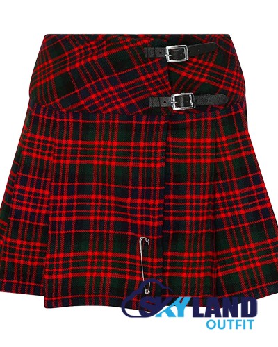 MacDonald Tartan Mini Billie Kilt Mod Skirt Girls Mini Billie Skirt