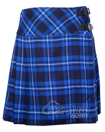 Ramsey Blue Mini Kilt | Girls Billie Mod Skirt