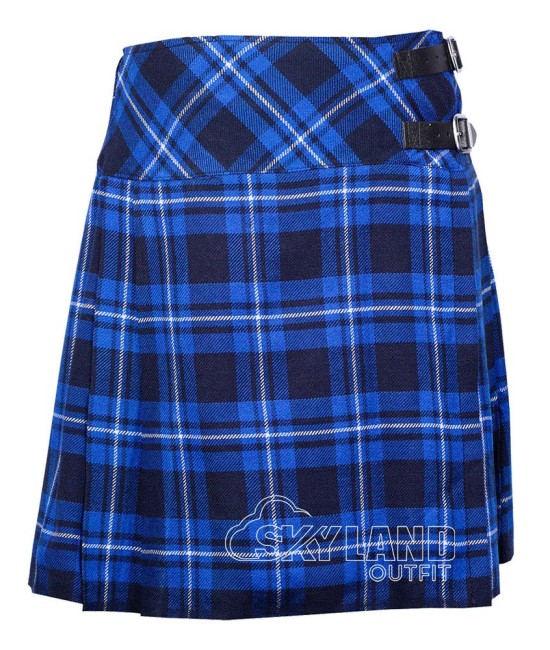 Ramsey Blue Mini Kilt | Girls Billie Mod Skirt Ramsey Blue Mini Kilt | Girls Billie Mod Skirt