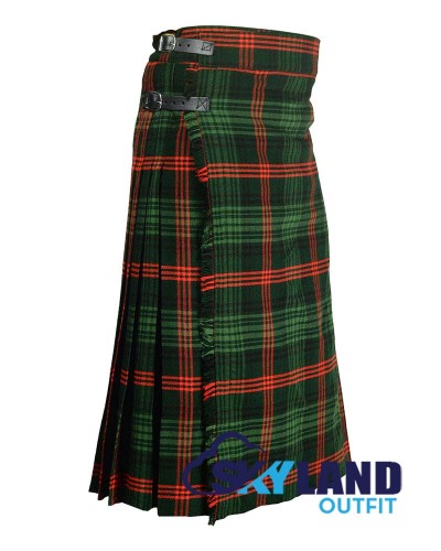 Ross Hunting Tartan Maxi Length Skirt for Women