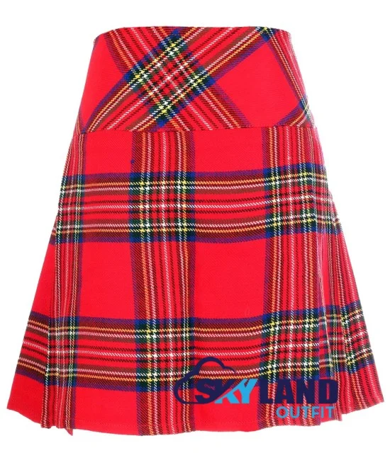 Royal Stewart Tartan Mini Billie Kilt Mod Skirt Girls Mini Billie Skirt Royal Stewart Tartan Mini Billie Kilt Mod Skirt Girls Mini Billie Skirt
