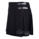 Solid Black Mini Kilt | Girls Billie Mod Skirt