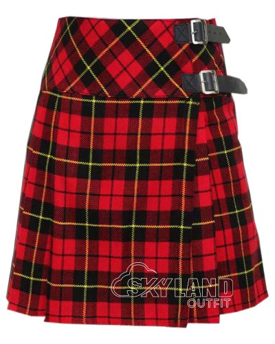 Wallace Tartan Mini Billie Kilt Mod Skirt Girls Mini Billie Skirt