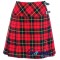 Wallace Tartan Mini Billie Kilt Mod Skirt Girls Mini Billie Skirt