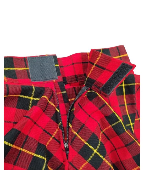 Wallace Tartan Skirt | Wool Pixie Skirt D-Ring