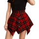 Wallace Tartan Skirt | Wool Pixie Skirt D-Ring