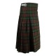 Brown Watch Tartan Maxi Length Skirt for Women