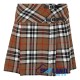 Camel Thompson Tartan Mini Billie Kilt Mod Skirt Girls Mini Billie Skirt