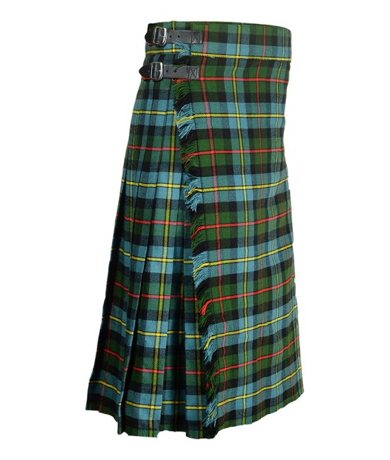 Macleod of Harris Tartan Maxi Length Skirt for Women