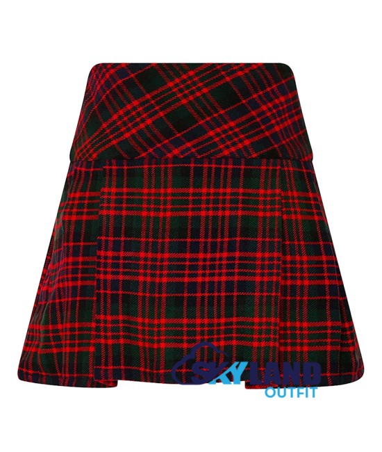 MacDonald Tartan Mini Billie Kilt Mod Skirt Girls Mini Billie Skirt