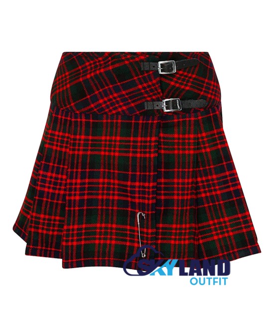 MacDonald Tartan Mini Billie Kilt Mod Skirt Girls Mini Billie Skirt