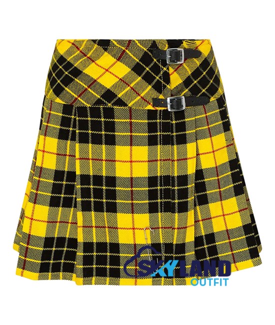 Macleod of Lewis Tartan Mini Billie Kilt Mod Skirt Girls Mini Billie Skirt