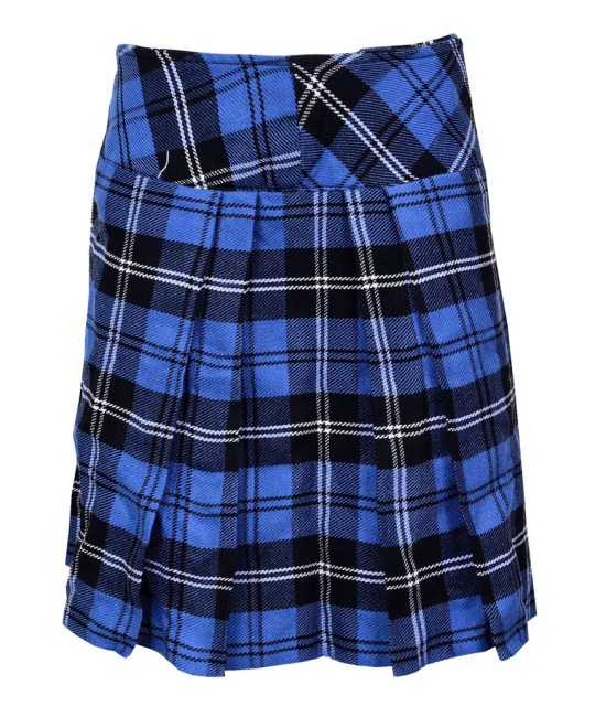 Ramsey Blue Hunting Tartan Mini Billie Kilt Mod Skirt Girls Mini Billie Skirt