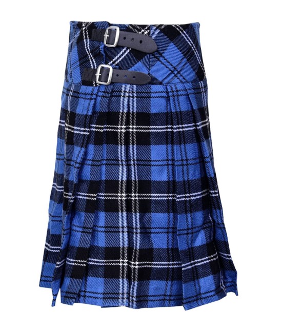 Ramsey Blue Hunting Tartan Mini Billie Kilt Mod Skirt Girls Mini Billie Skirt