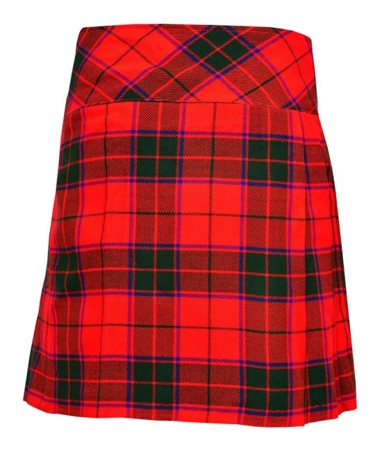 Scottish Rose Tartan Mini Billie Kilt Mod Skirt Girls Mini Billie Skirt