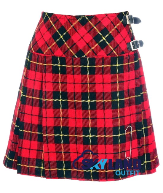 Wallace Tartan Mini Billie Kilt Mod Skirt Girls Mini Billie Skirt