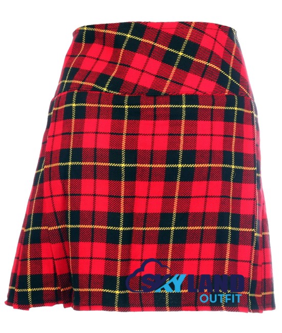 Wallace Tartan Mini Billie Kilt Mod Skirt Girls Mini Billie Skirt