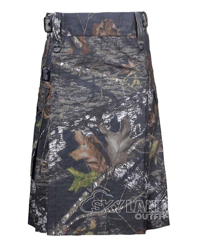 Jungle Camo Tactical Kilt | 4 Pocket Utility Kilts for Men