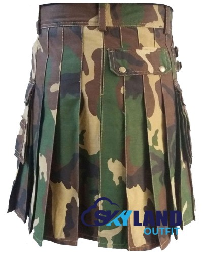 Camouflage Cotton Utility Kilt | Men’s Tactical Urban Camo Kilt Camouflage Cotton Utility Kilt | Men’s Tactical Urban Camo Kilt