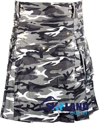 Tactical Camouflage Utility Kilt Camo Cotton Kilt for Men Tactical Camouflage Utility Kilt Camo Cotton Kilt for Men