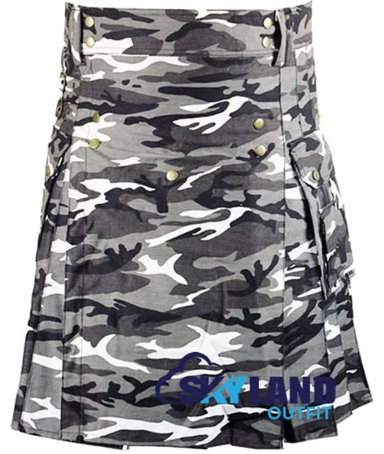 Tactical Camouflage Utility Kilt Camo Cotton Kilt for Men Tactical Camouflage Utility Kilt Camo Cotton Kilt for Men