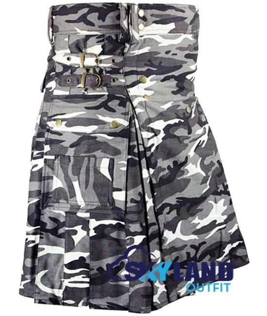 Tactical Camouflage Utility Kilt Camo Cotton Kilt for Men Tactical Camouflage Utility Kilt Camo Cotton Kilt for Men
