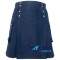 Men's Six Pockets Blue Cotton Utility Kilt | Scottish Kilt | Modern Kilt