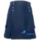 Men's Six Pockets Blue Cotton Utility Kilt | Scottish Kilt | Modern Kilt Men's Six Pockets Blue Cotton Utility Kilt | Scottish Kilt | Modern Kilt