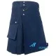 Men's Six Pockets Blue Cotton Utility Kilt | Scottish Kilt | Modern Kilt Men's Six Pockets Blue Cotton Utility Kilt | Scottish Kilt | Modern Kilt