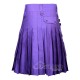 Purple Cotton Utility Kilt | Front Button Scottish Kilt – Deluxe Utility Kilts